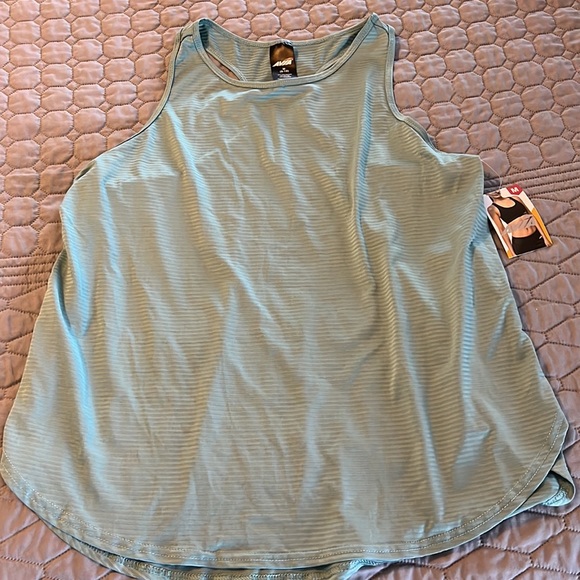 Avia Women's Active Lifestyle Crewneck Tank Top Aqua Slate Size M - Picture 6 of 9
